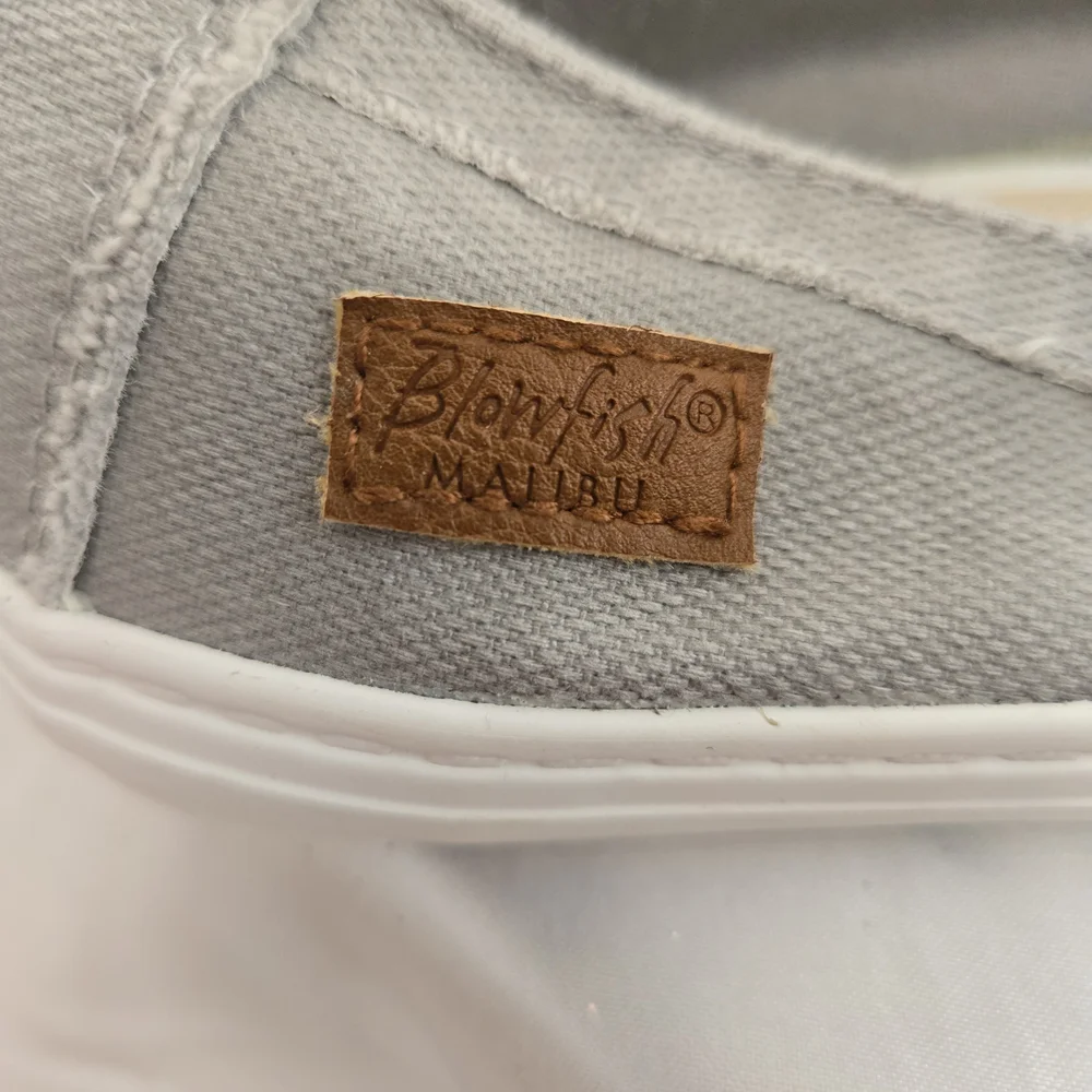 Blowfish Women's Gray Canvas Slip-on Size 8 - Picture 3 of 5